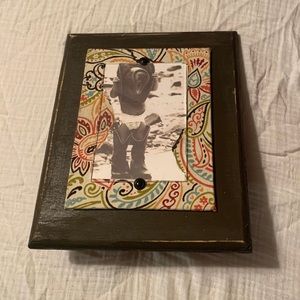 Wooden rustic picture frame
